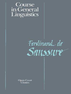 cover image of Course in General Linguistics